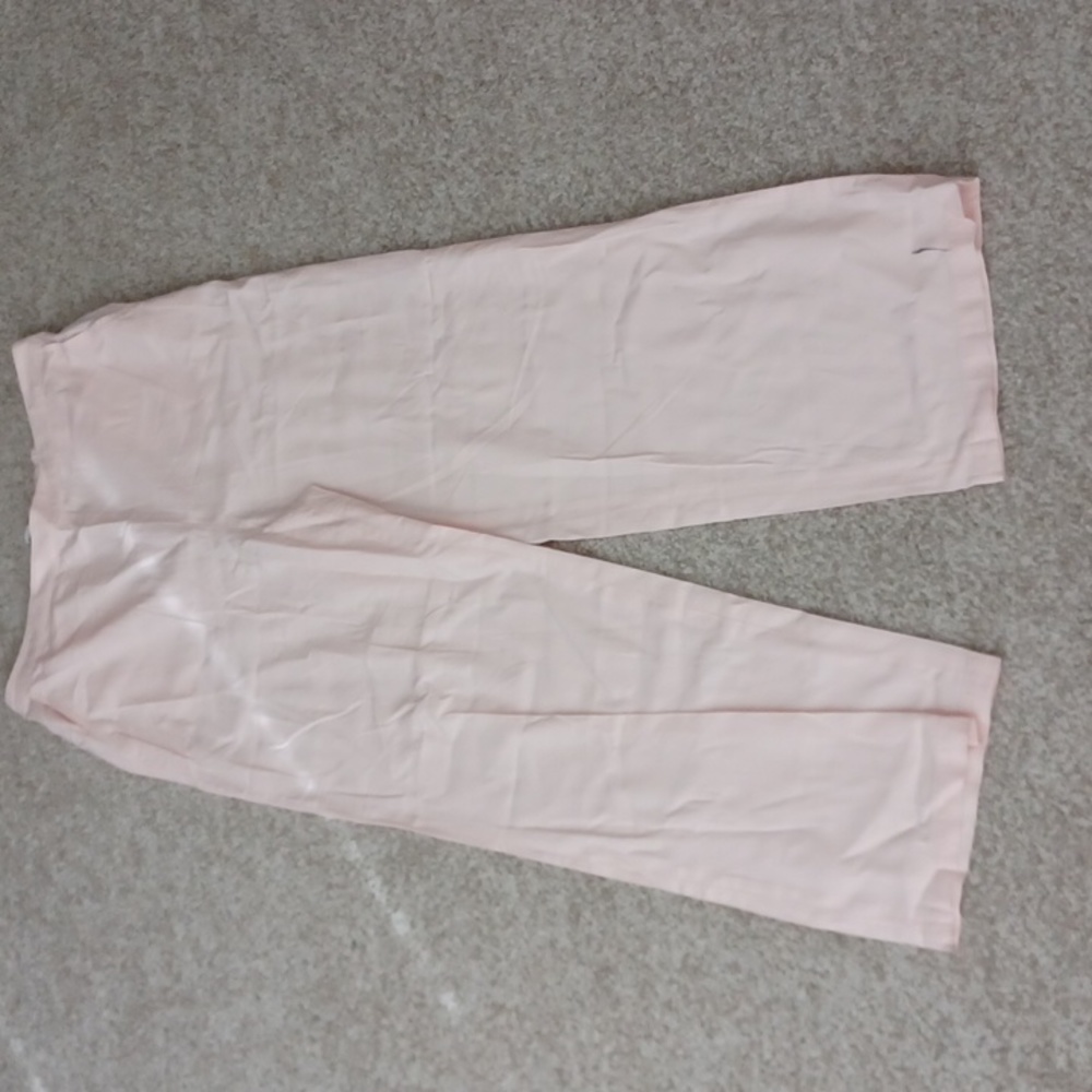 Abound womens pants L lighweight beach travel Cruise resortwear longwear casual